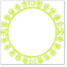 Lime Big Vintage Circle: click to enlarge