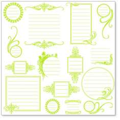 Lime Journaling Bits: click to enlarge