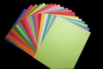Colored Cardstock Package: click to enlarge