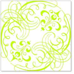 Lime Swashes & Swirls: click to enlarge